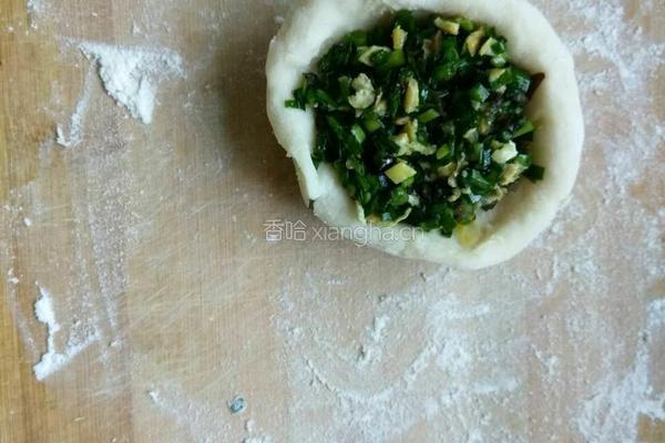 烫面韭菜饼的做法图解4