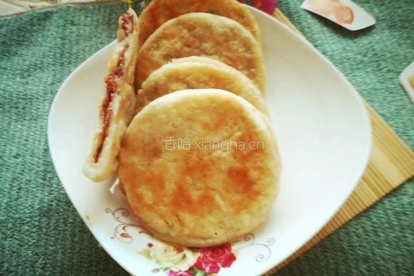 糯米豆沙饼的做法图解1