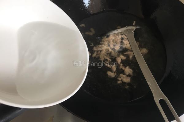 肉沫香菜豆腐羹的做法图解6