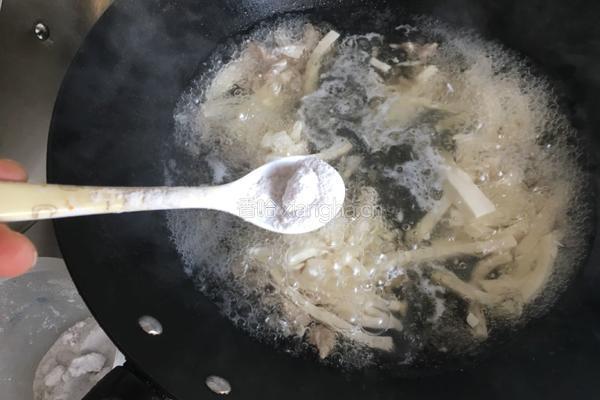 肉沫香菜豆腐羹的做法图解8