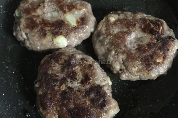 自制汉堡包肉饼胚的做法图解5
