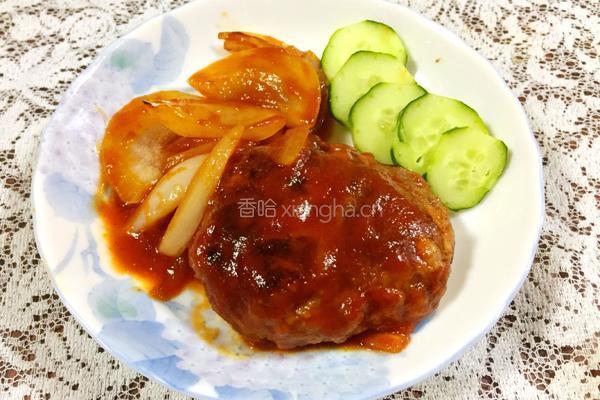 自制汉堡包肉饼胚的做法图解7