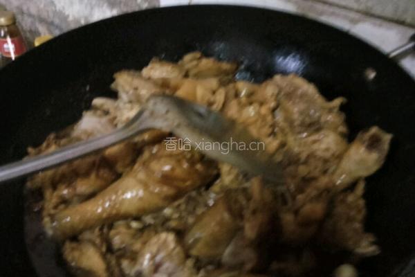 毛豆烧鸡的做法图解2