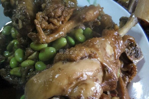 毛豆烧鸡的做法图解6
