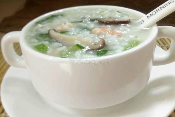 虾仁香菇粥的做法图解10