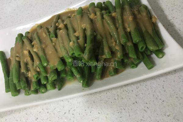 麻酱拌豆角的做法图解4