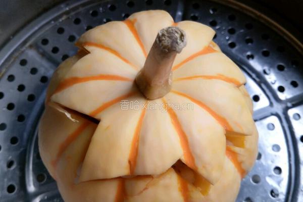 小太阳瓜焗六彩米饭的做法图解9