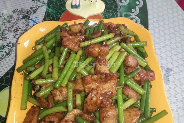 肉炒蒜薹的做法图解8