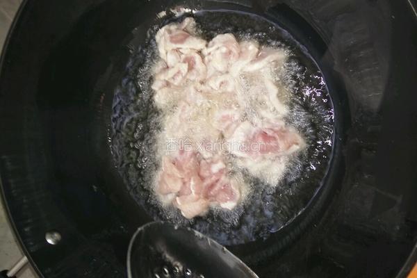 肉炒蒜薹的做法图解3