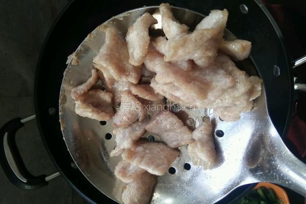 肉炒蒜薹的做法图解4