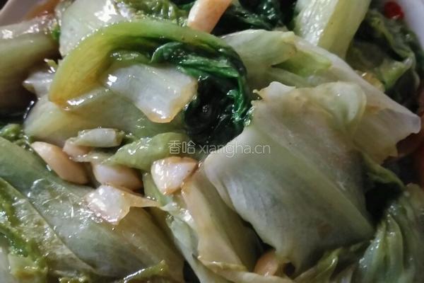 素炒生菜的做法图解4