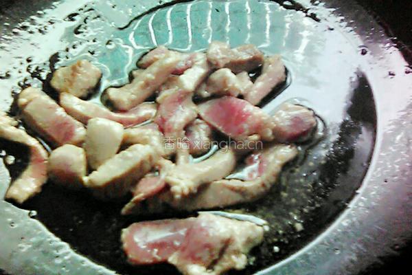 青椒炒肉的做法图解3