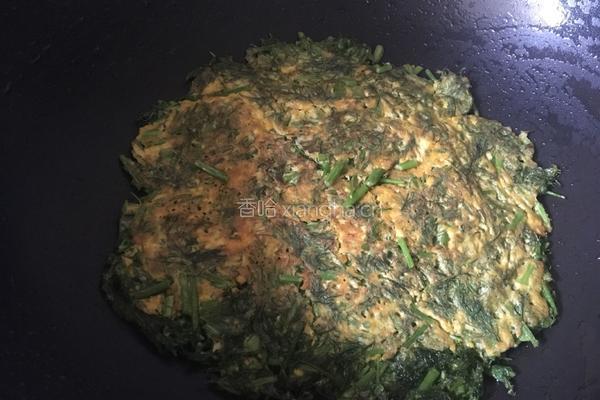 茴香苗蛋饼的做法图解6