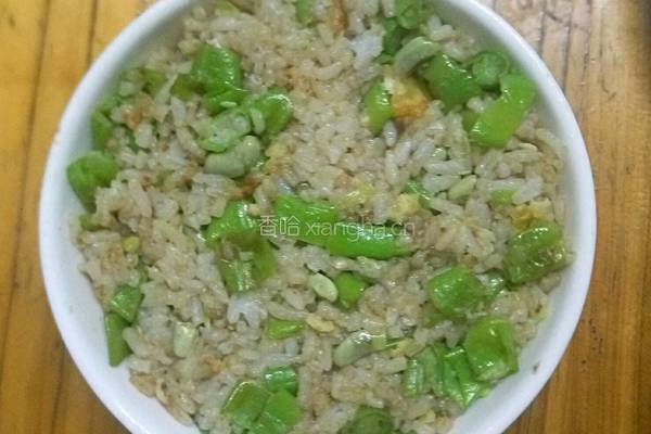 豆角咸鸭蛋炒饭的做法图解10