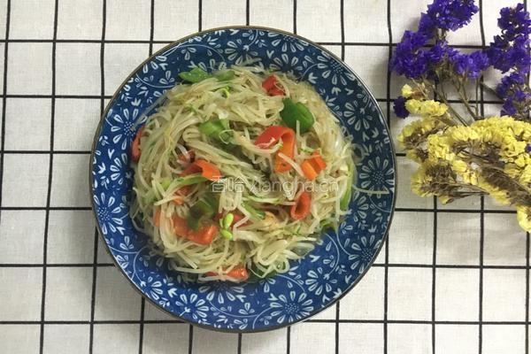 清炒豆芽的做法图解4