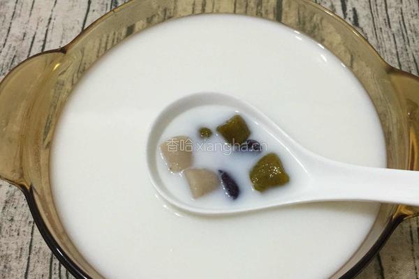 椰汁杂锦芋圆的做法图解16