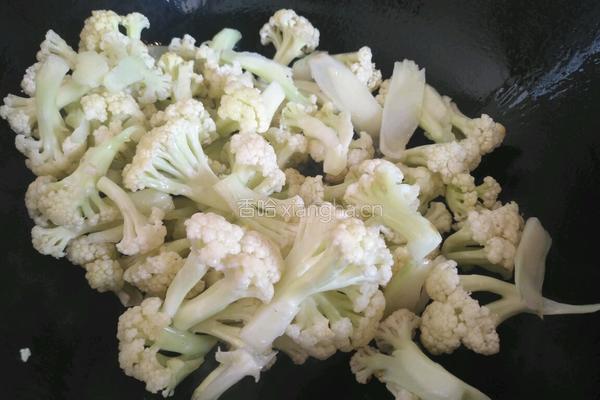 干锅菜花的做法图解3