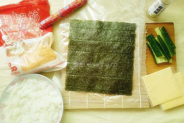腊味芝士寿司的做法图解1