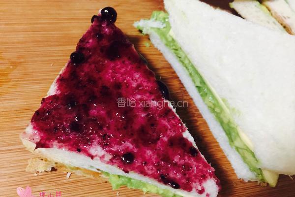 牛油果芝士三文治的做法图解11