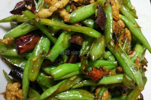 爆煸四季豆的做法图解11