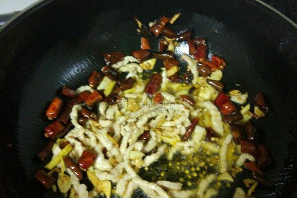 爆煸四季豆的做法图解9