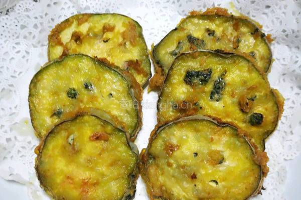 青菜肉馅茄饼的做法图解6