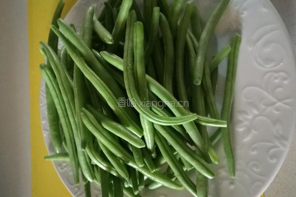 凉拌四季豆的做法图解1