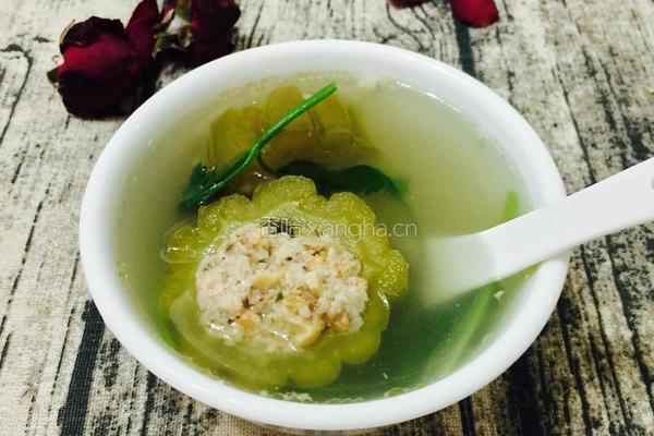 苦瓜酿煲汤（夏日消暑汤）的做法图解10