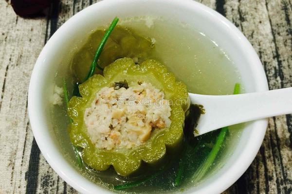 苦瓜酿煲汤（夏日消暑汤）的做法图解12
