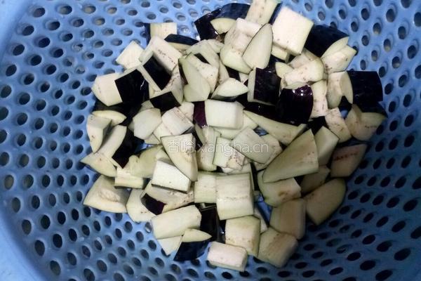 苦蕌烧茄子的做法图解5