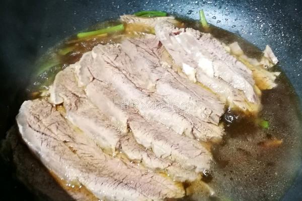 扒牛肉条的做法图解6