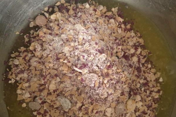 紫薯燕麦饼的做法图解4