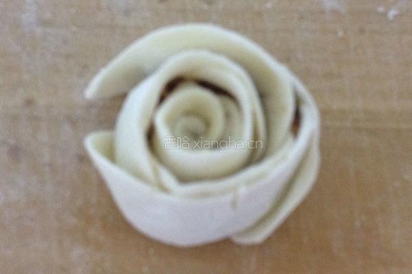 玫瑰花煎饺的做法图解12