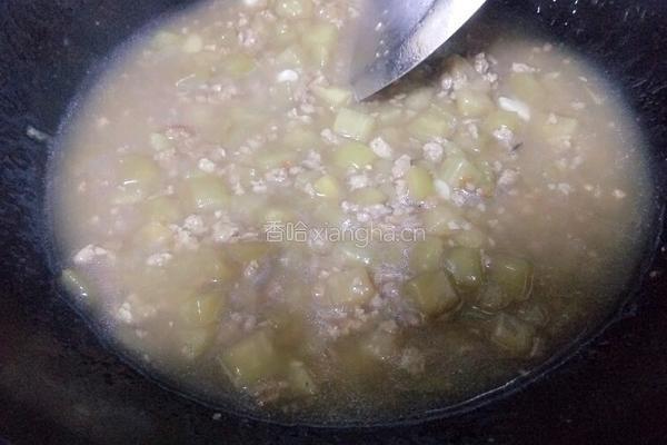 茄子打卤面的做法图解16