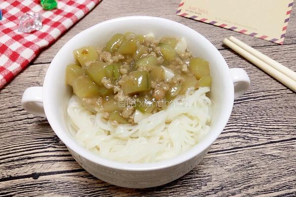 茄子打卤面的做法图解18