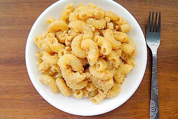 花生蓉炒通心粉的做法图解14