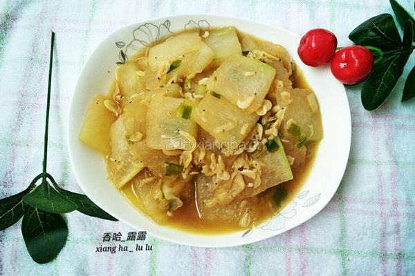 虾皮炒冬瓜的做法图解9