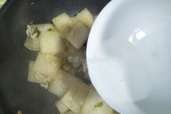 虾皮炒冬瓜的做法图解8
