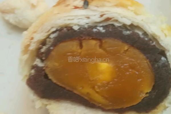 省时省力蛋黄酥（烫面法）的做法图解25