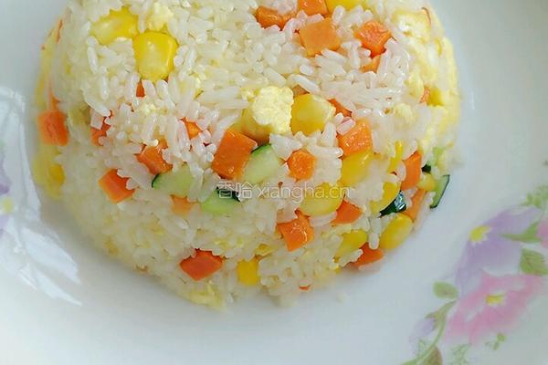 田园蛋炒饭的做法图解8