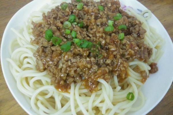 中式杂酱意面的做法图解8