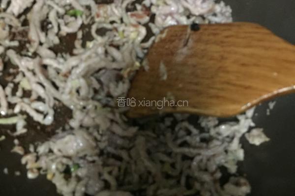 笋衣千张炒肉丝的做法图解4