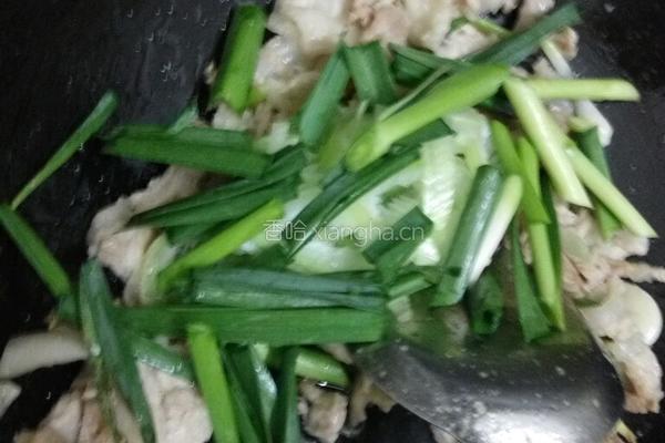 青椒芦笋炒五花的做法图解8