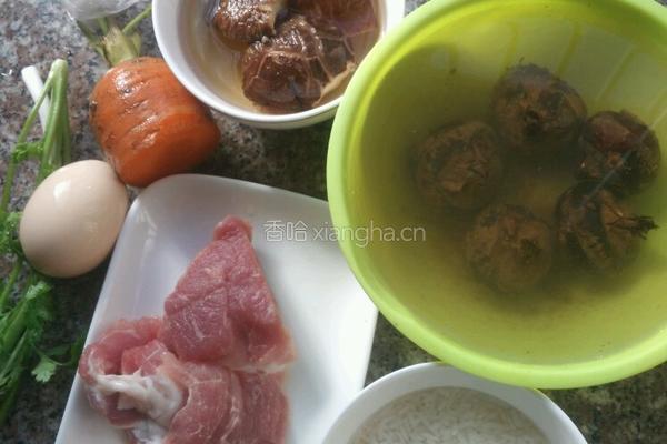 糯米肉馅丸子的做法图解1