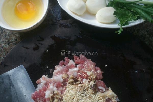 糯米肉馅丸子的做法图解3
