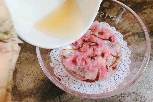 浪漫 高颜值 樱花酸奶慕斯蛋糕 戚风夹层 送给爱人的做法图解18