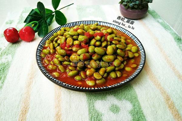 茄汁毛豆粒的做法图解8
