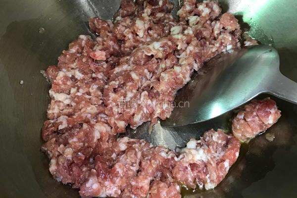 肉末茄条的做法图解4