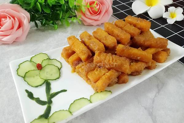 蛋黄焗南瓜的做法图解10