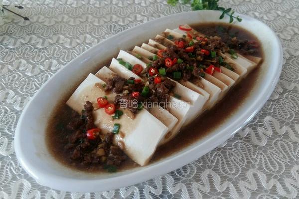 肉沫盖浇豆腐的做法图解10